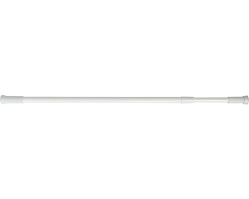 White Aluminium Extendable Shower Bar - 200cm