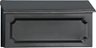 Blk Horzntl Poly Mailbox