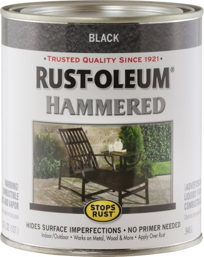 Black Hammered Paint