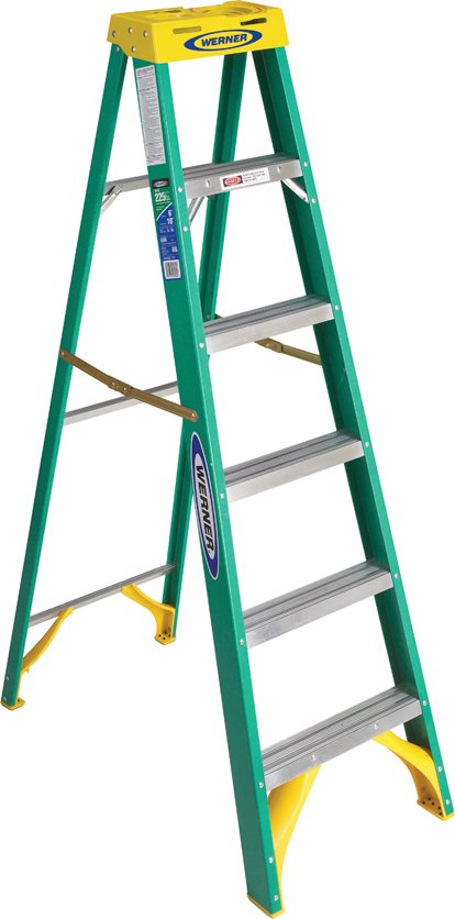 T-2 6&apos; Fiberglass Stepladder