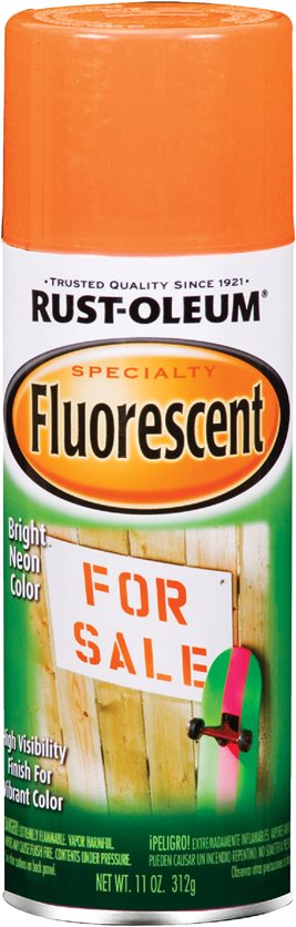 Flrscnt Orng Spray Paint