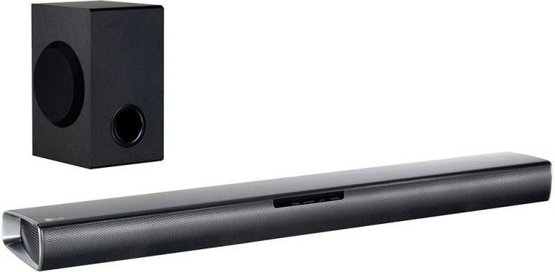 LG Soundbar with Subwoofer Black