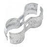 Galvanized Kennel Clamp, 1-3/8 X 1-3/8 Inch