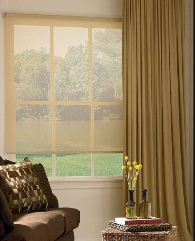 Roller Blinds Solar 180 X 180 CM Ivory